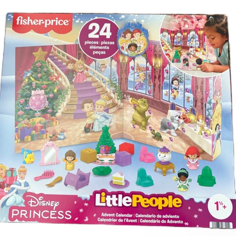 Fisher Price Little People Disney Princes 2025 Advent Calendar NIB Aldi